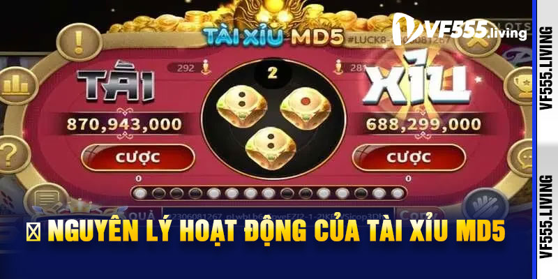 ⚙️ Nguyên Lý Hoạt Động Của Tài Xỉu MD5